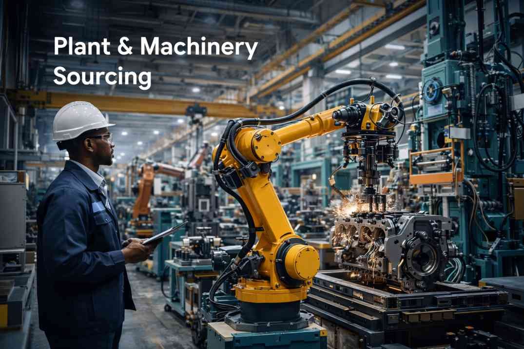 Machine & Plants Sourcing Services – Reliable Solutions for Industrial Growth